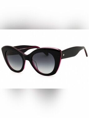 Kate Spade, KS DOMINICA/S, BLACK PINK/ GREY SF,Woman's Sunglasses Size49X20×140